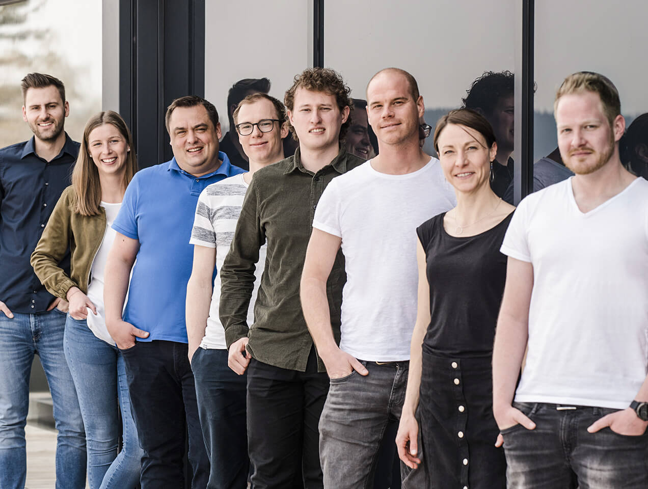 Das Team auf einem Foto.